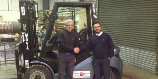 A new Forklift to Cannock Company