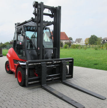 going extra to get forklift