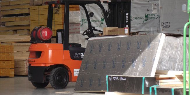 gas forklift counterbalance