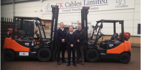 West Mercia Wires Trucks in to UK Cables