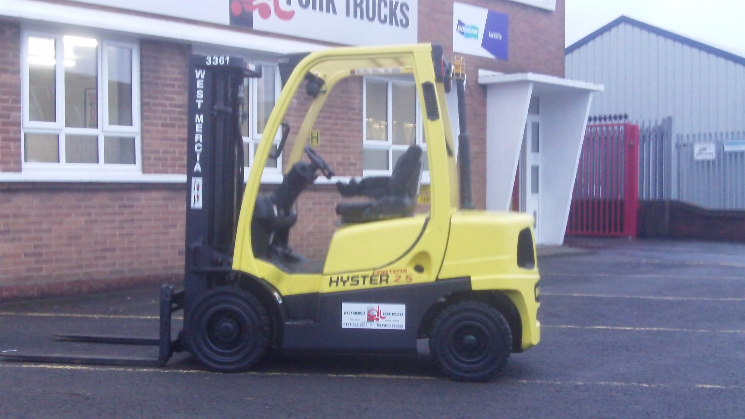 Hyster H2 5ft West Mercia Fork Trucks Sales Hire Service